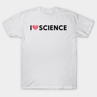 I Love Science Heart T-Shirt